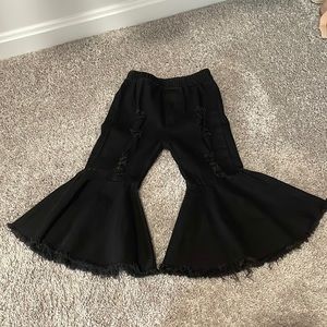Toddler Black Bell Bottoms